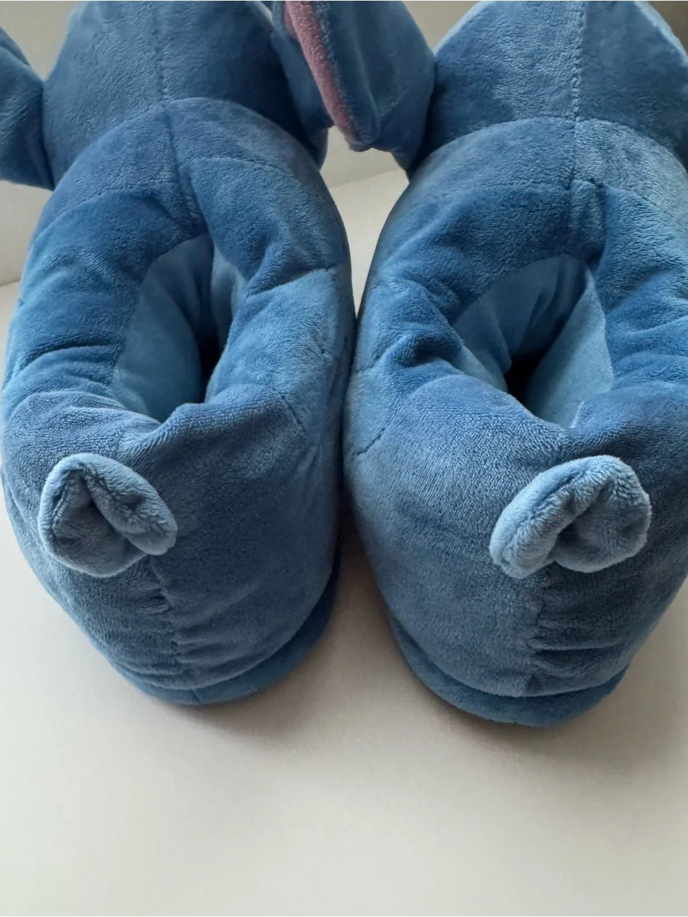 Disney Blue Stitch Plush Bib - Light & Dark Blue